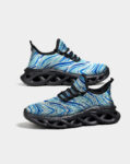 Abstract Wavy Water Max Soul Shoes With Black Soles (1)