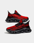Red Black Arrow Graphics Max Soul Shoes With Black Soles (1)