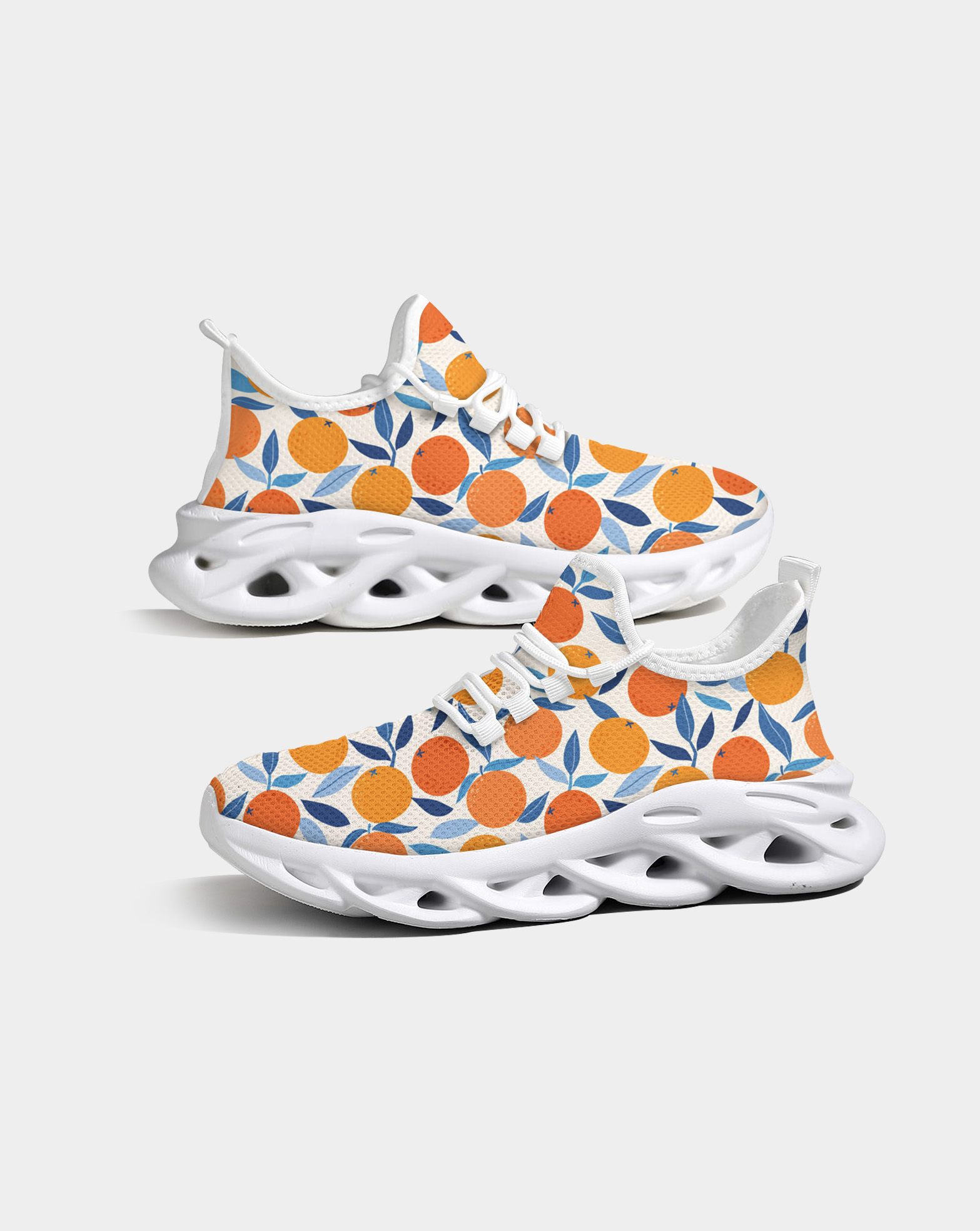 Tropical Oranges Max Soul Shoes With White Soles (2)